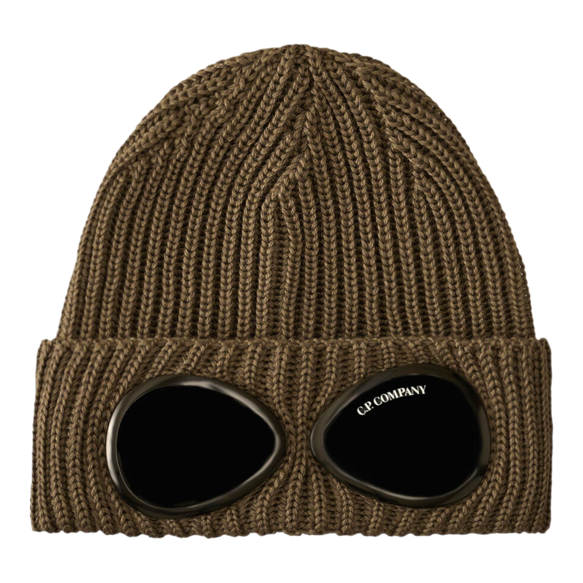 C.P. Company Goggle Beanie – walnuss, schlamm | UNIT Hamburg
