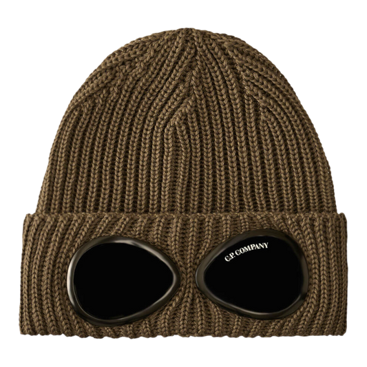 C.P. Company Goggle Beanie – walnuss, schlamm | UNIT Hamburg