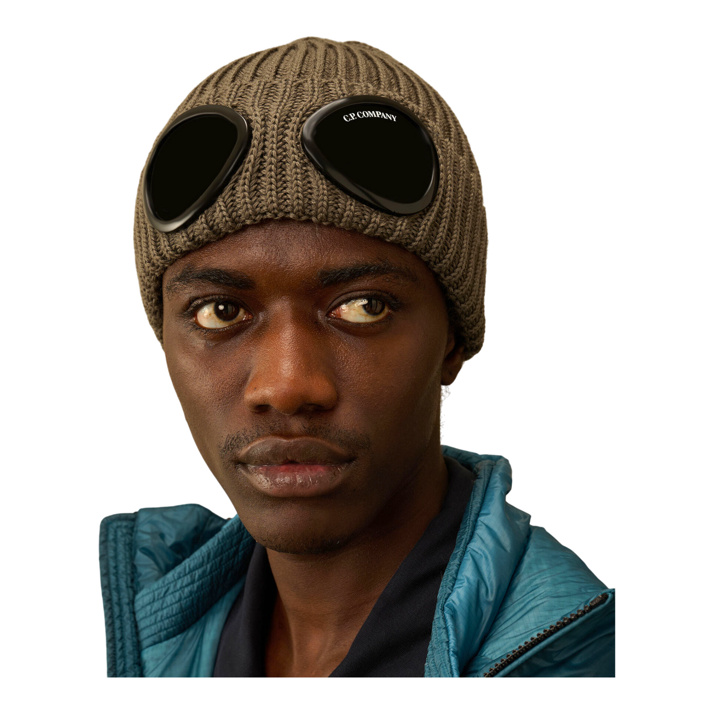 C.P. Company Goggle Beanie – walnuss, schlamm | UNIT Hamburg