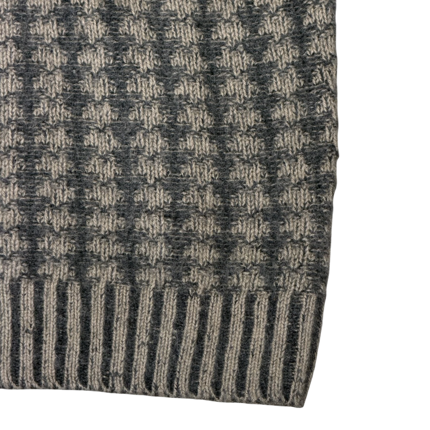 Aspesi, Grobstrick-Pullover aus Schurwolle, zweifarbig