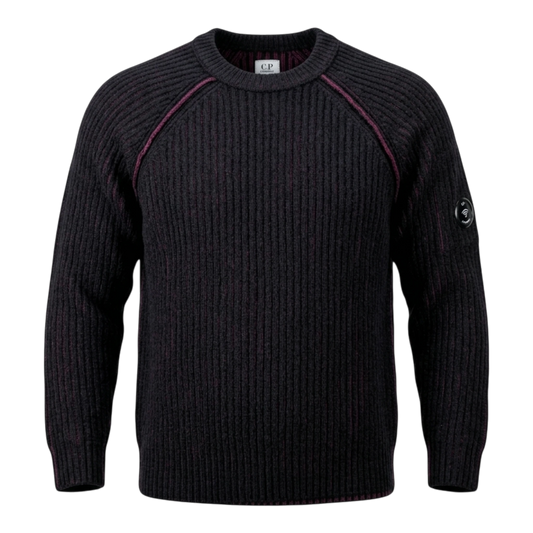 C.P. Company 21CMAC734A 005269G PULL EN LAINE POLAIRE BICOLORE