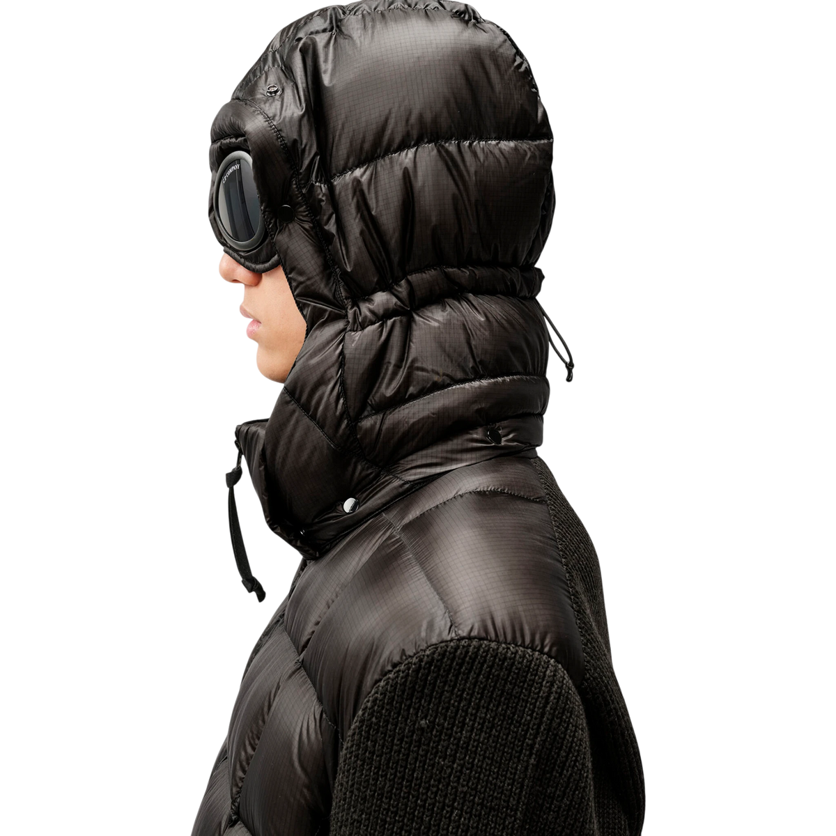 C.P. Company, D.D. Shell Merino Goggle Jacket, schwarz