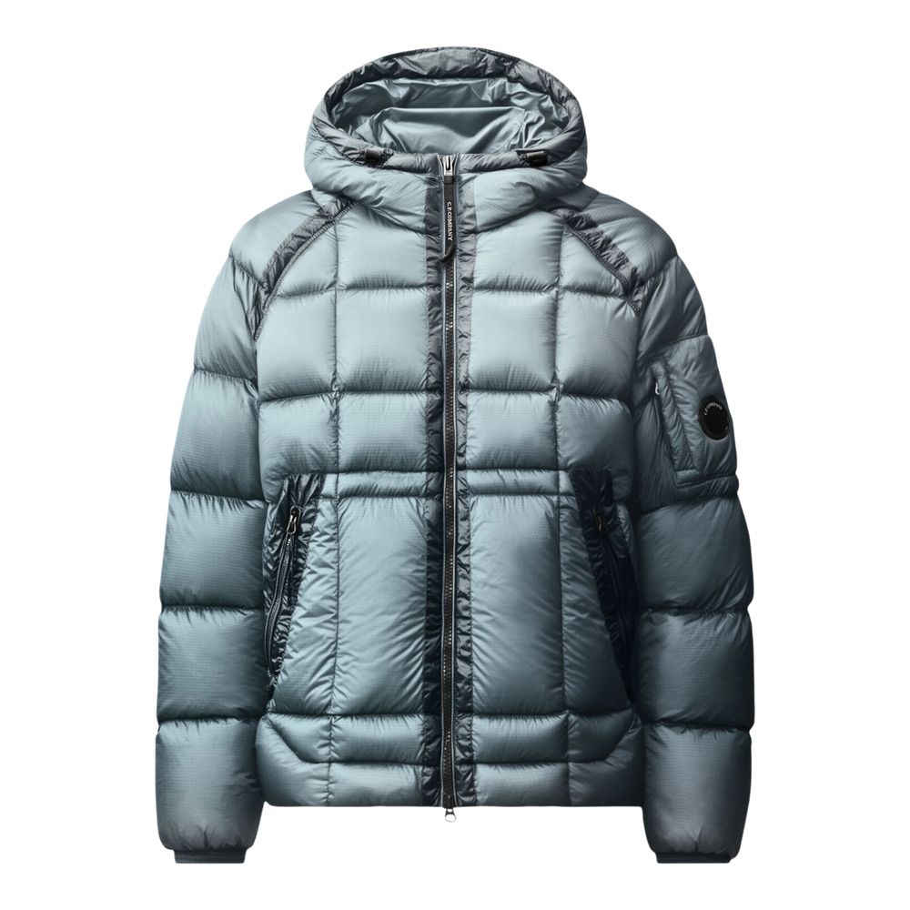 Daunenjacke aus D.D. Shell mit Kapuze, orion blau