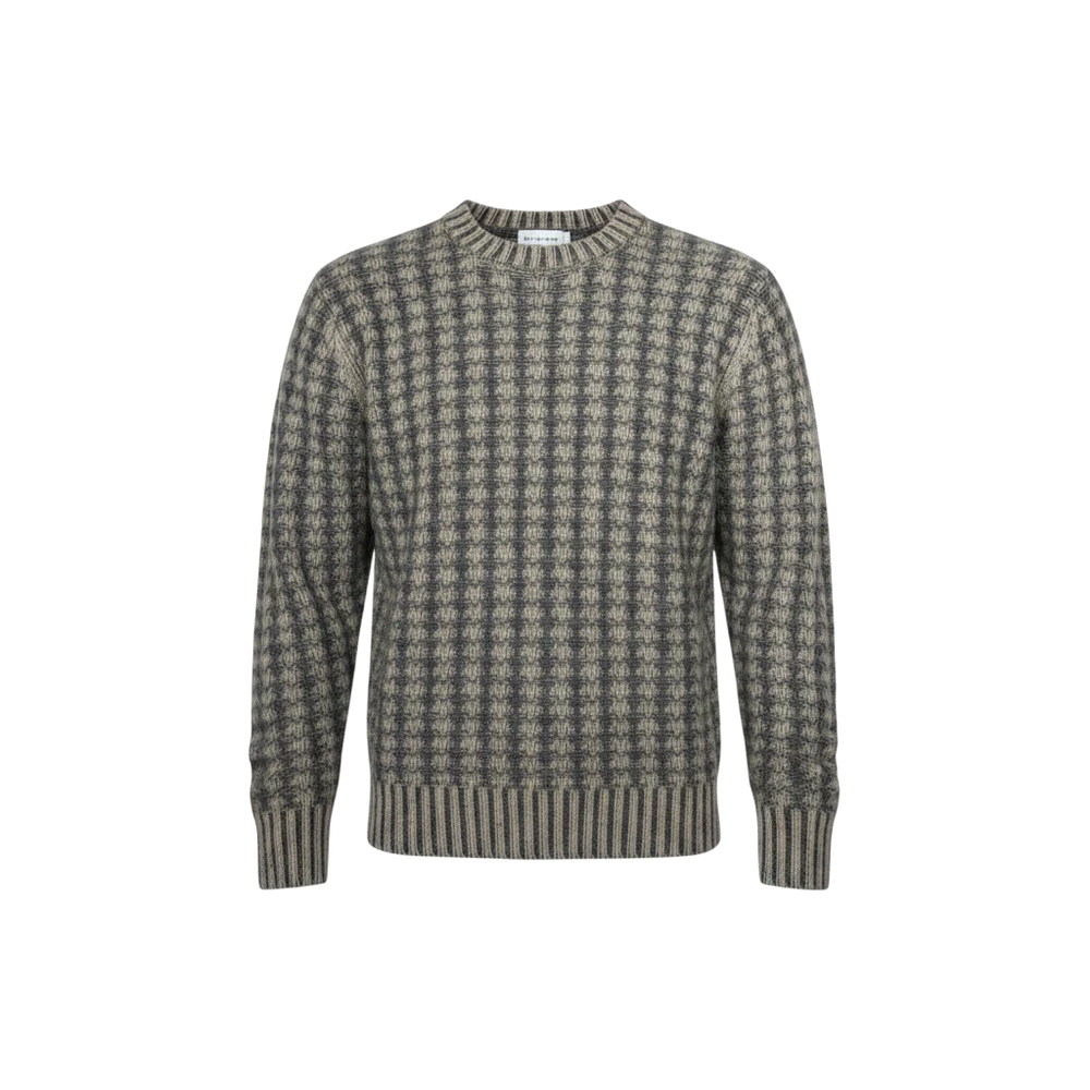 Aspesi, Grobstrick-Pullover aus Schurwolle, zweifarbig