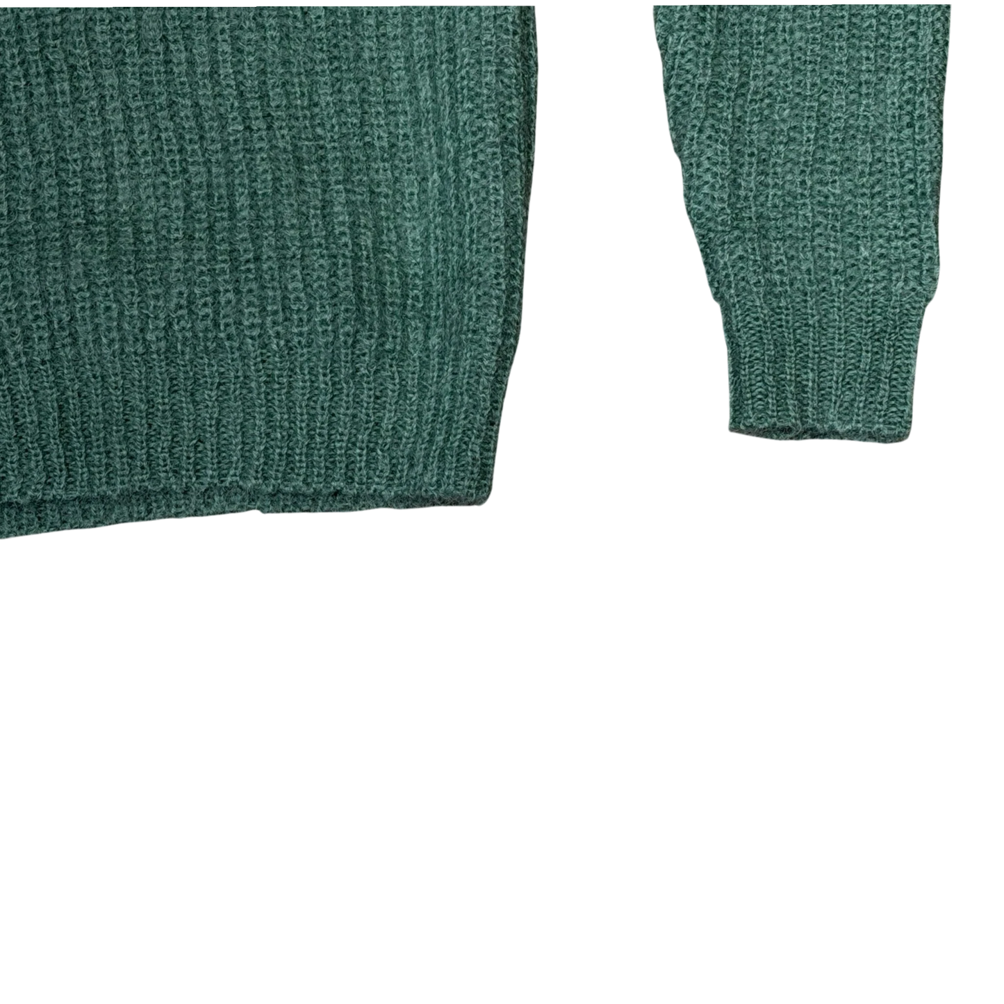 ASPESI Mohair Pullover in Jade Green mit Mohair