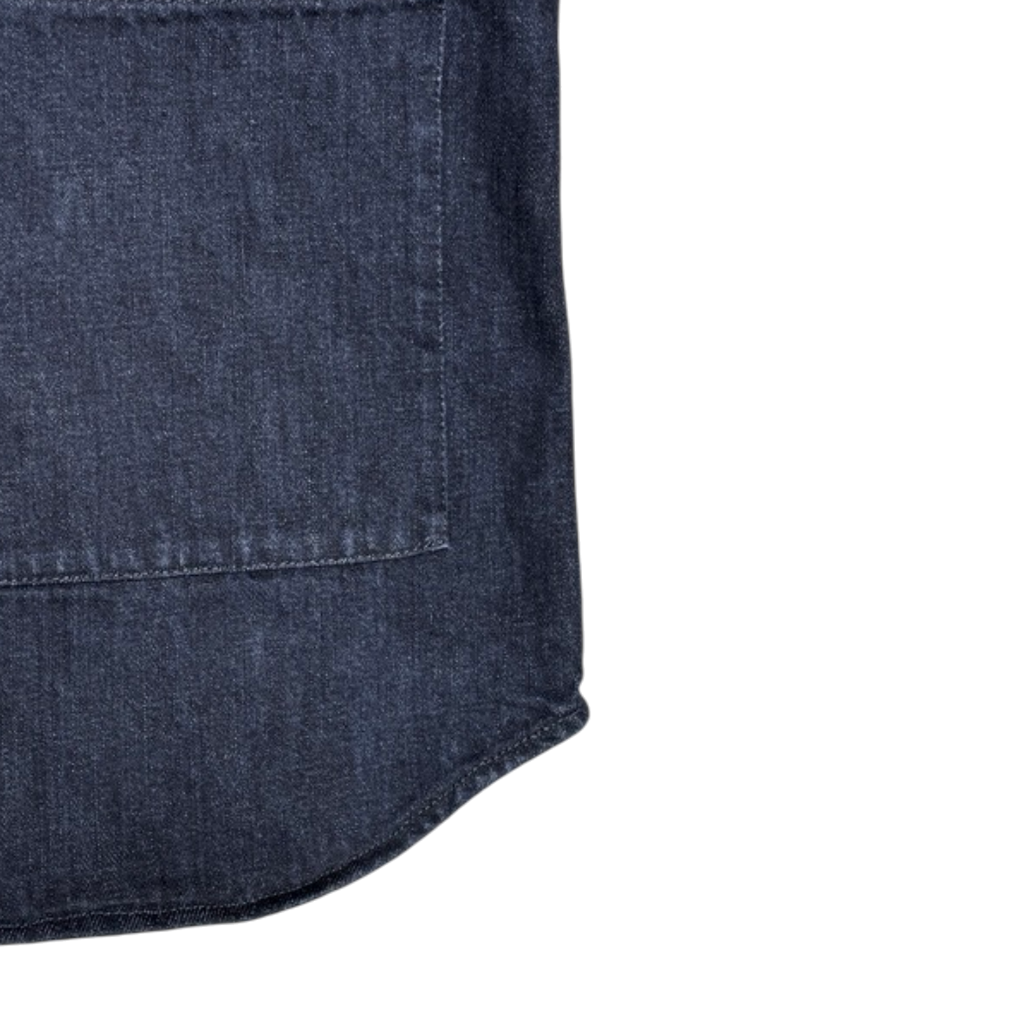 ASPESI, Selvedge Denim Overshirt, dunkeblau