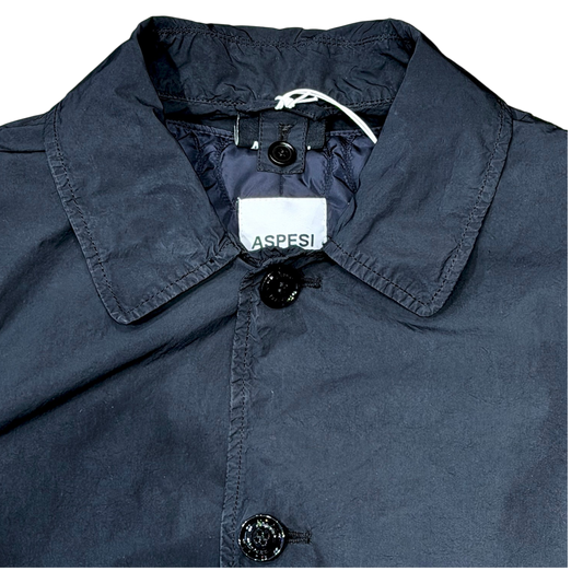 Aspesi Lemon Raincoat aus Nylon, navy - UNIT Hamburg