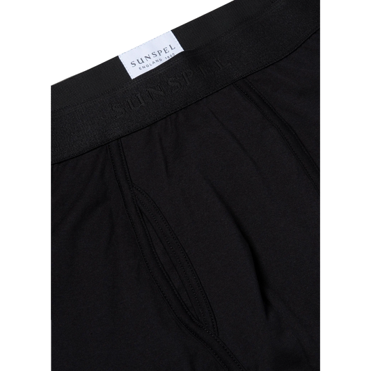Sunspel, Superfine Trunk, black