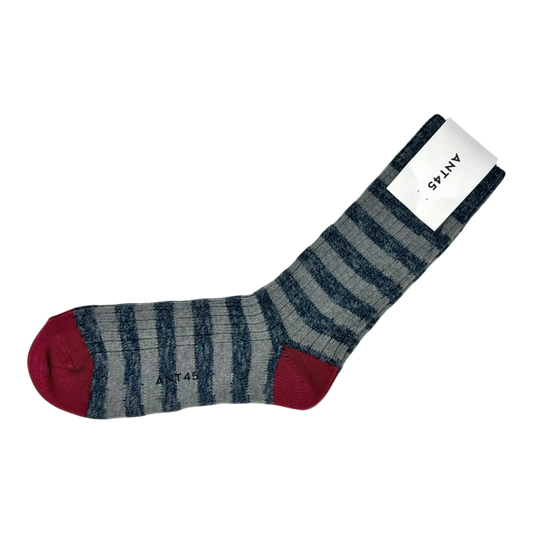 ANT45, Etalai Socken, in Denimblau-Grau aus Baumwolle - UNIT Hamburg