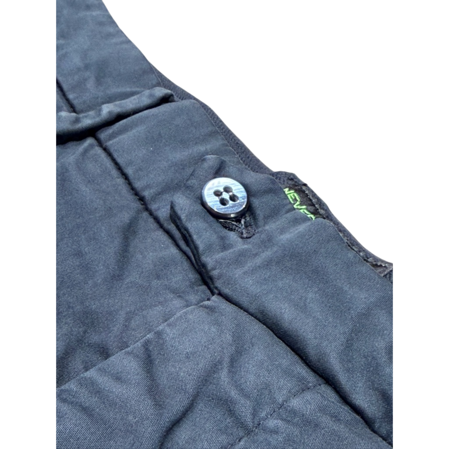 Never Laundry Chino navy aus Baumwolle mit Stretch