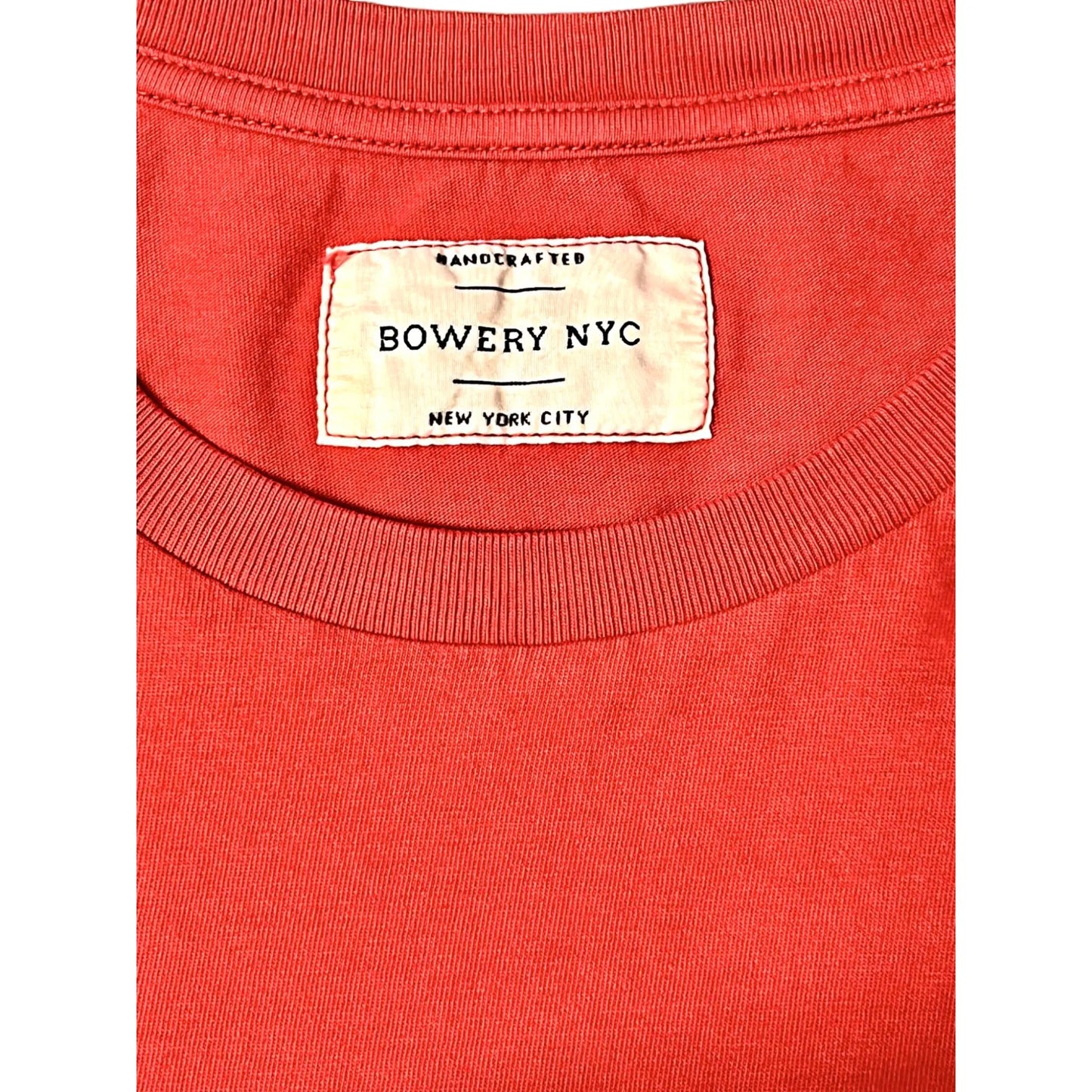 Bowery NYC,T-Shirt,Bowery NYC. T-Shirt, Essential Vintage Jersey, poppy red,UNIT Hamburg