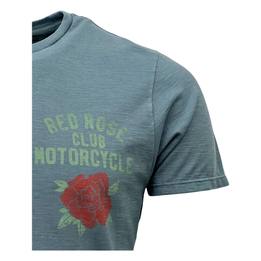 Bowery NYC, Red Rose T-Shirt, shark grau