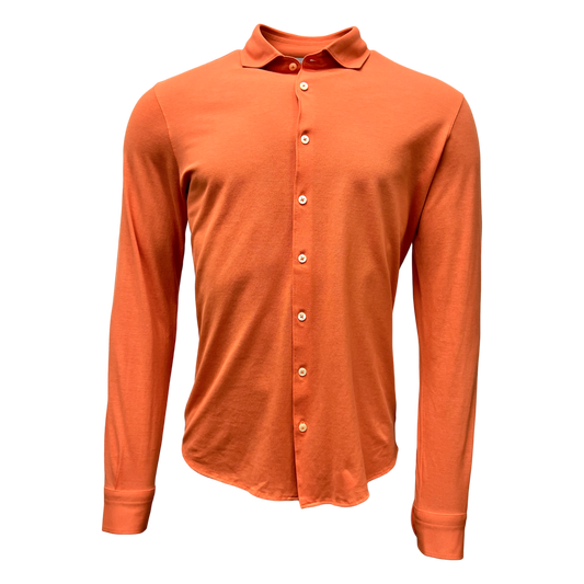 Gran Sasso, Pique Hemd, orange