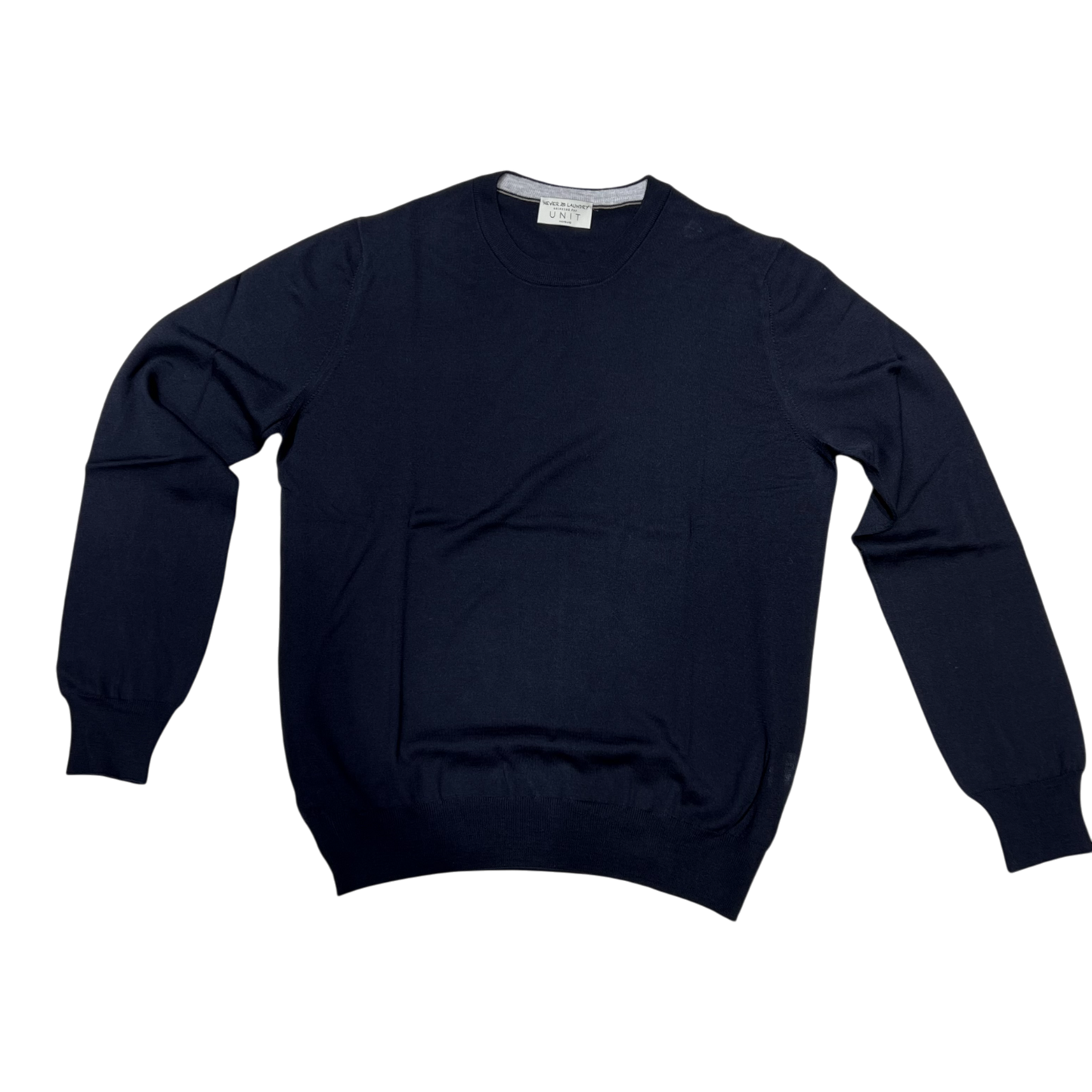 Never Laundry Super Tasmania Rundhals – Navy