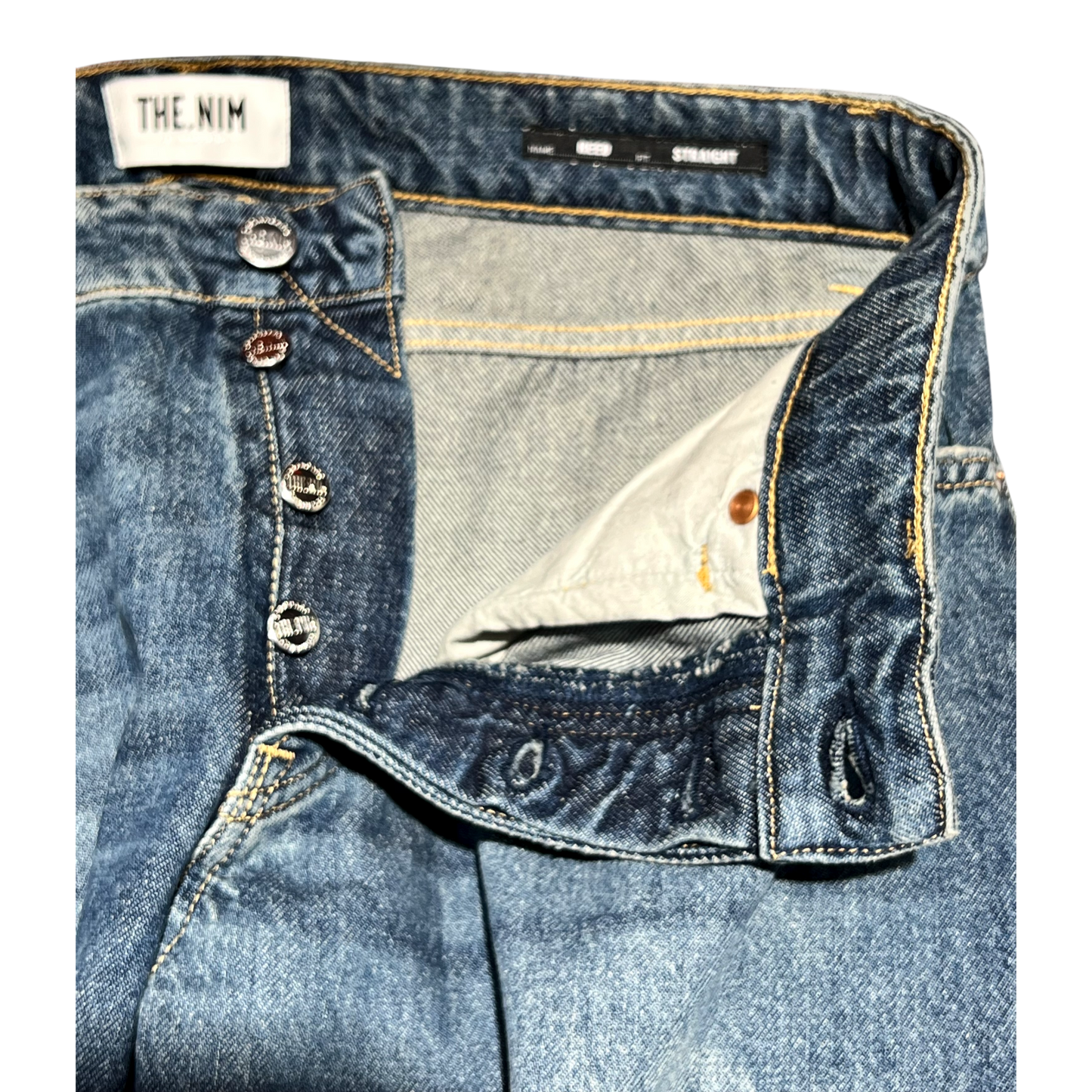 THE.NIM Reed Loose Fit Rigid Dark Blue