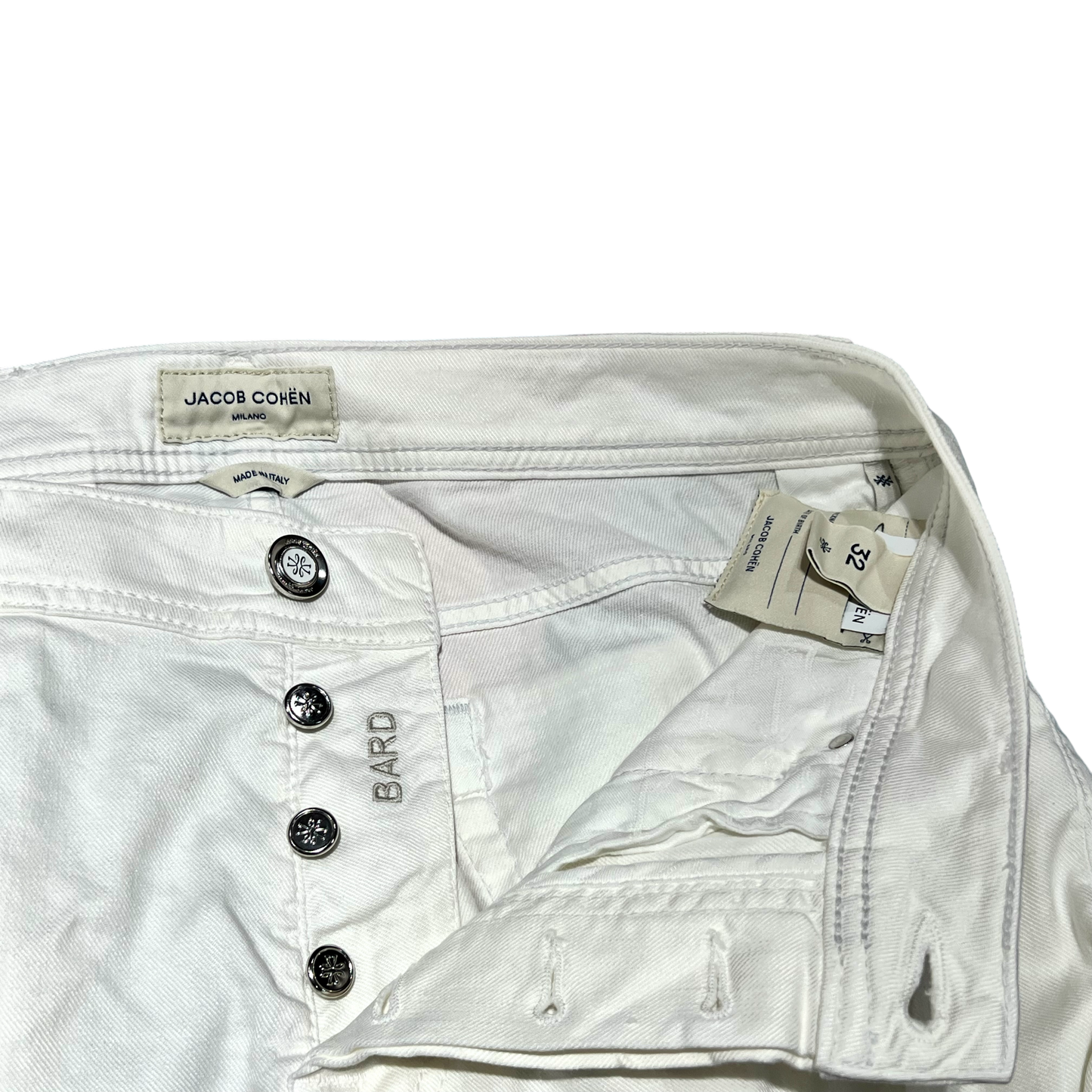 Jacob Cohën Bard Jeans Optical White