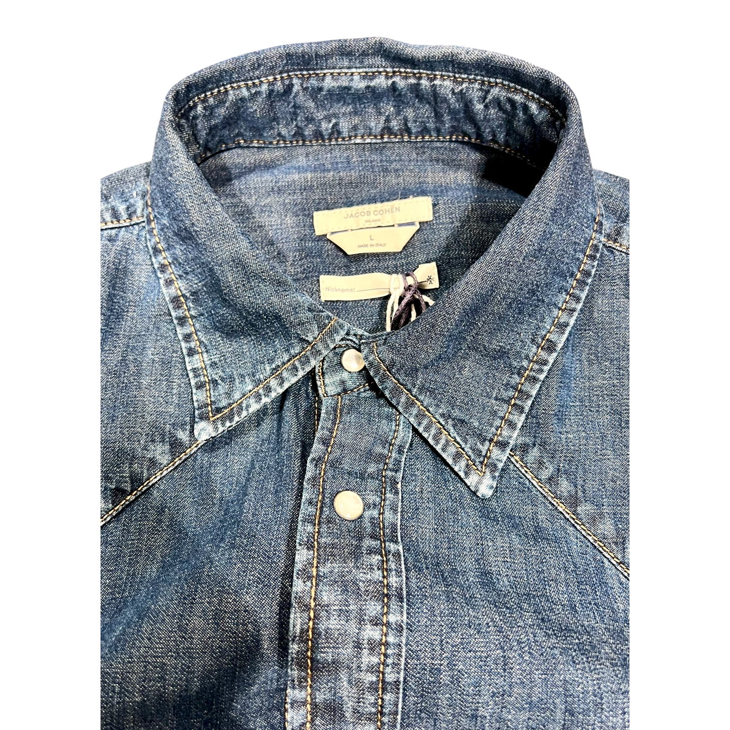 Jacob Cohën JUM_C0002 017 T9734 S1 WESTERN SHIRT medium blue