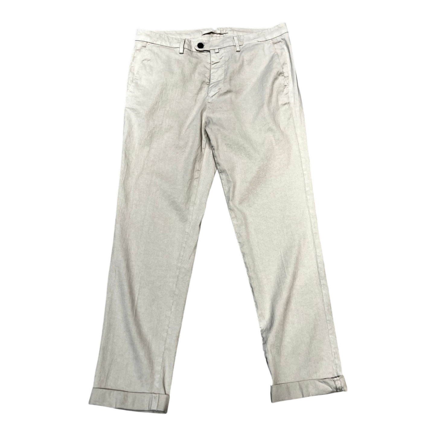 Never Laundry, Boston, Hose Leinen-Baumwolle, sand