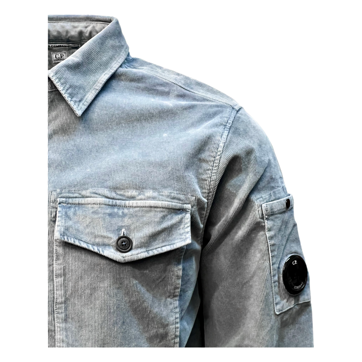 C.P. Company,Hemd,C.P. Company, Overshirt, Kord, flint blau,UNIT Hamburg