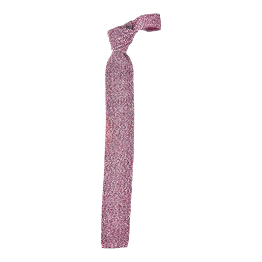 Ascot, Seidenstrickkrawatte, Amarena Himbeer