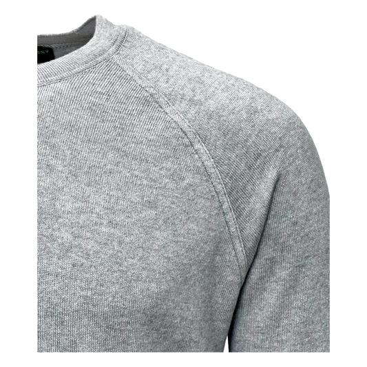 Never Laundry,Pullover,Never Laundry, Stricksweat, Raglanarm, Merino/ Kaschmir, silber,UNIT Hamburg