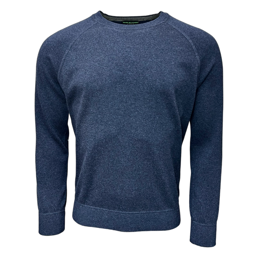 Never Laundry,Pullover,Never Laundry, Stricksweat, Raglanarm, Merino/ Kaschmir, denimblau,UNIT Hamburg