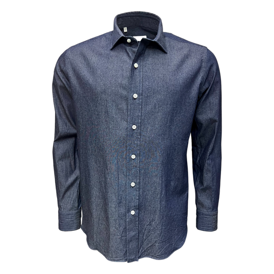 Salvatore Piccolo,Hemd,Salvatore Piccolo, Denim Shirt, dunkelblau,UNIT Hamburg