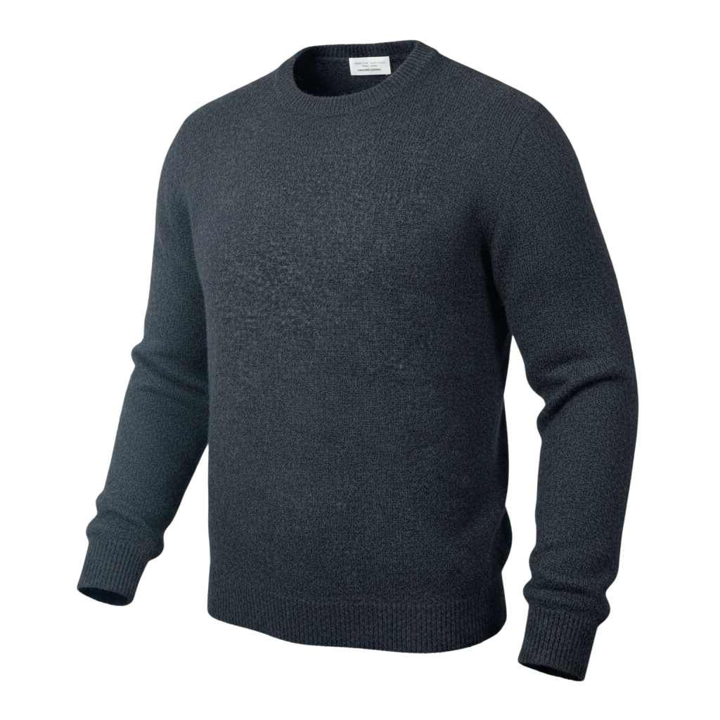 Roberto Collina, Rundhals, Merino Baby Camel, schwarz