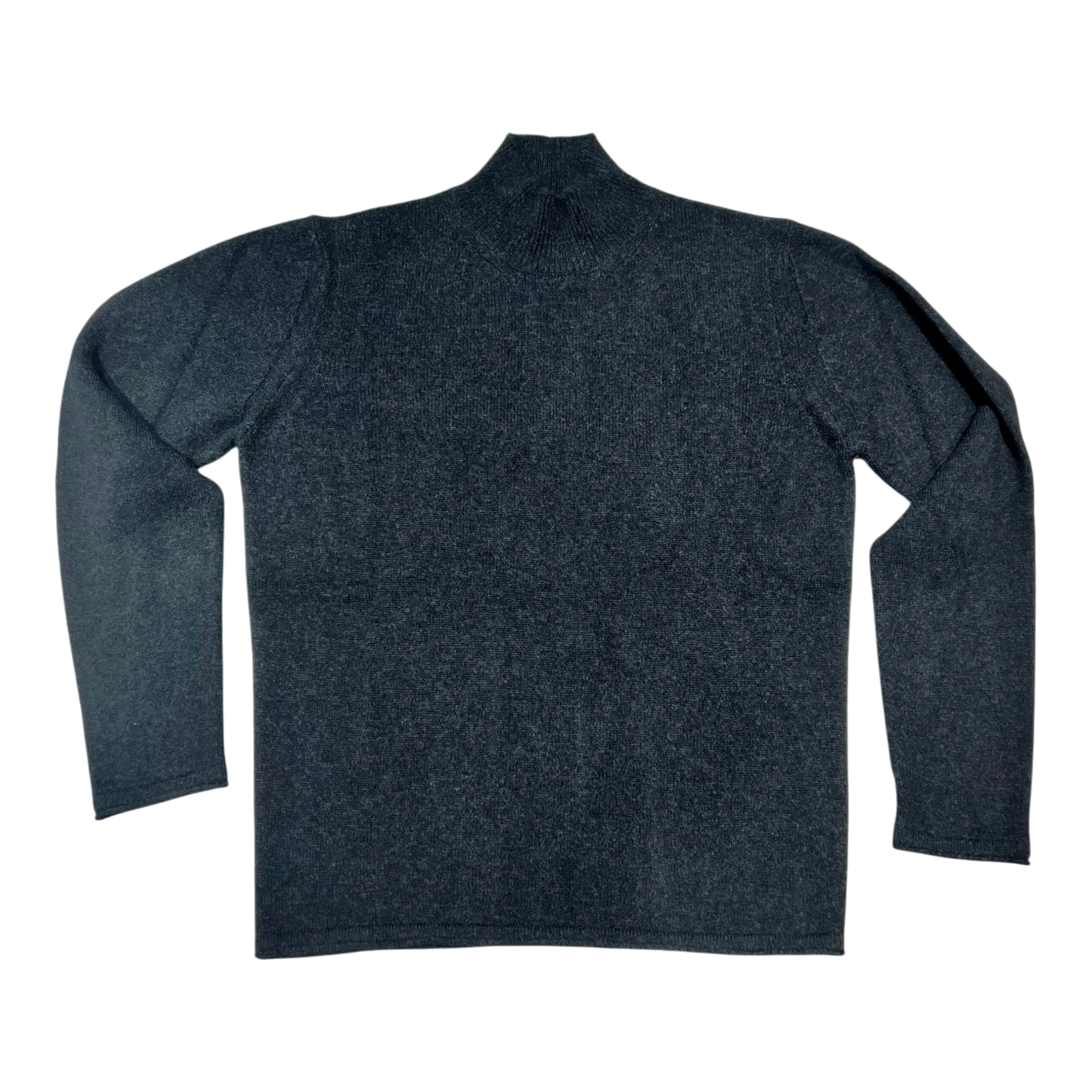 Roberto Collina, Merino / Baby Kamel, Stehkragen, schwarz