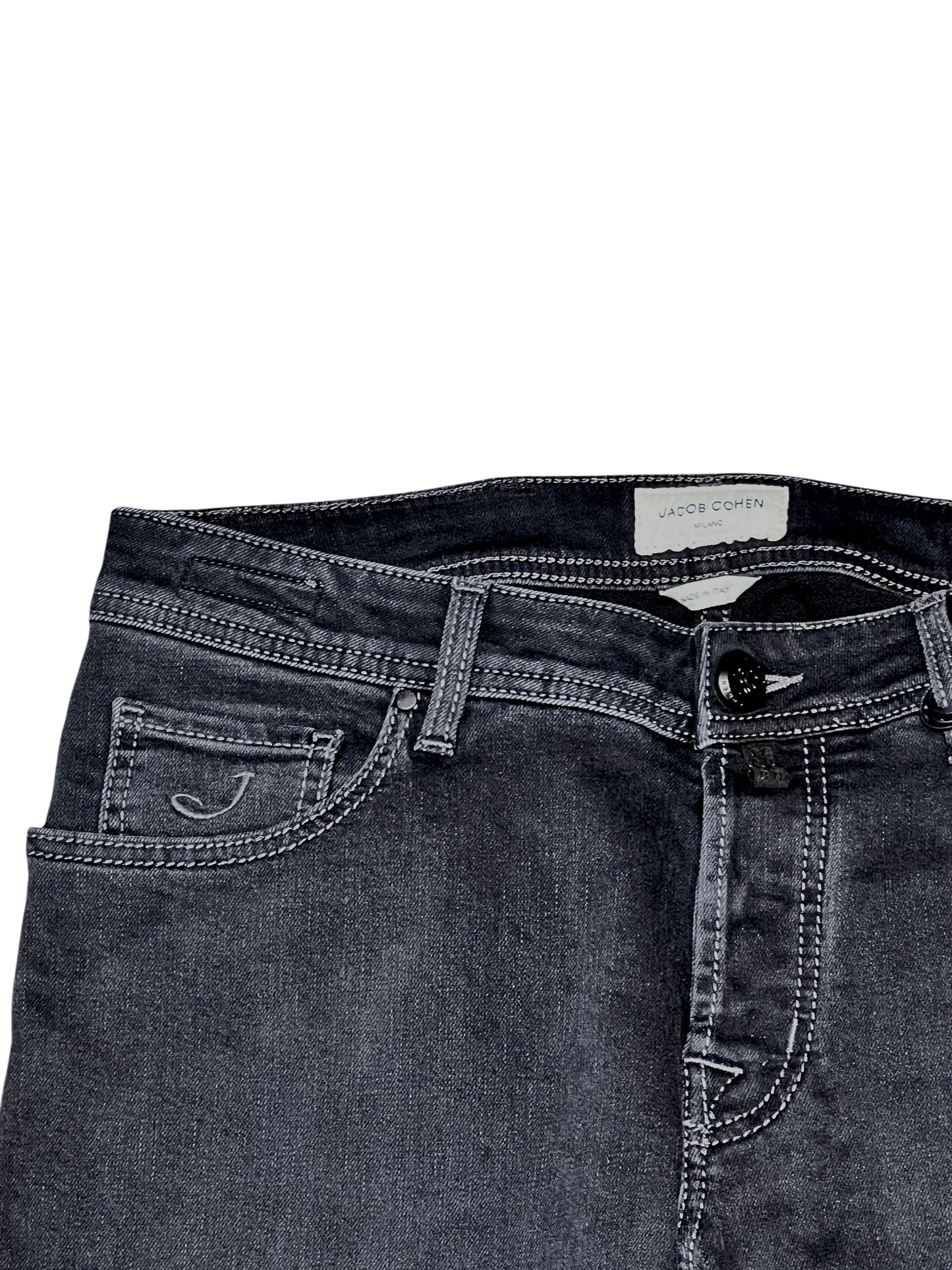 Jacob Cohën, NICK SLIM, black label, washed black