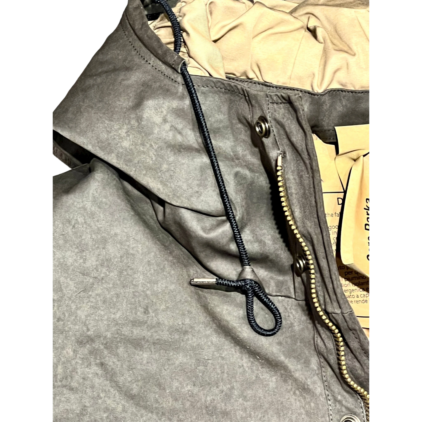 Ten c, Core Down Parka aus OJJ mit Daunenfüllung, oliv
