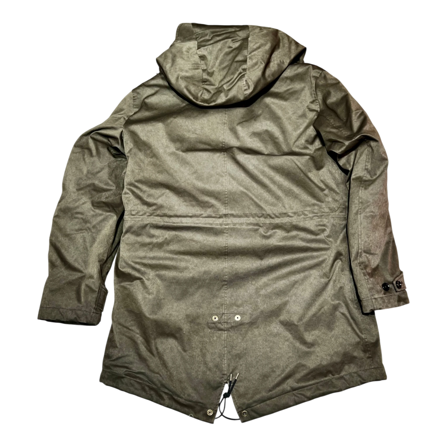 Ten c, Core Down Parka aus OJJ mit Daunenfüllung, oliv