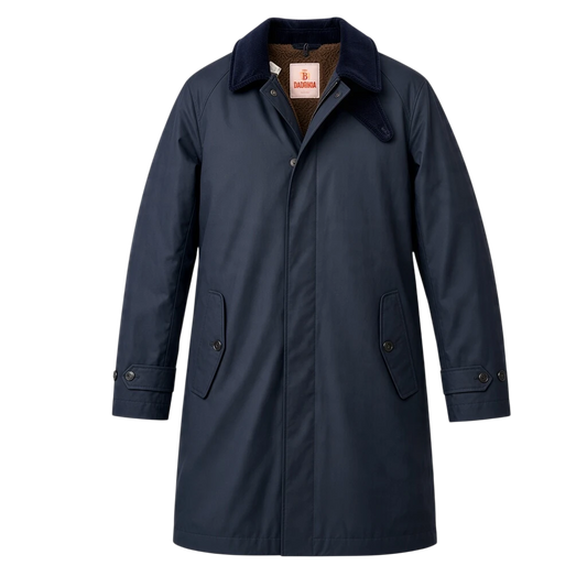 Baracuta G10 Waxed Trenchcoat Navy - UNIT Hamburg