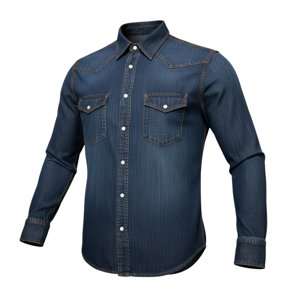 Jacob Cohën JUM_C0002 017 T9734 S1 WESTERN SHIRT medium blue