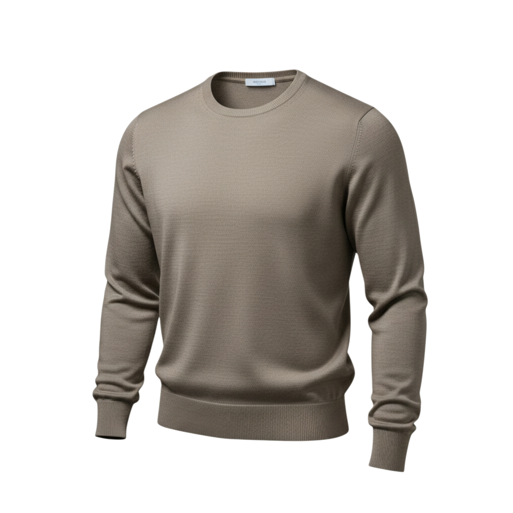 Never Laundry Super Tasmania Rundhals – Elephant Grey