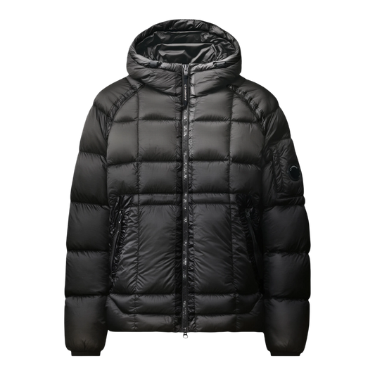 C.P. Company, schwarze D.D. Shell Daunenjacke Herren