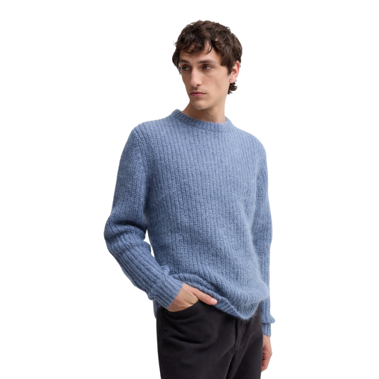 ASPESI, Mohair Pullover in Sky Blue - UNIT Hamburg