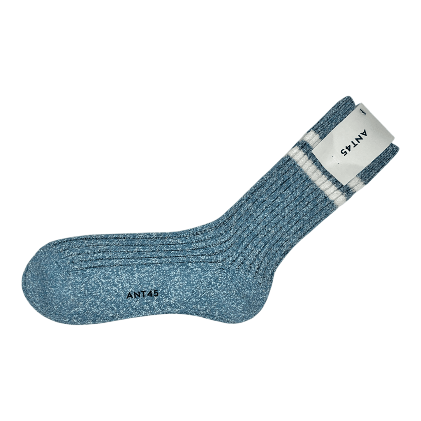 UNIT Hamburg - ANT45, ABRAT SHORT, – melierte Kurzsocken mittelblau - ANT45