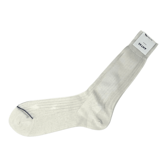 UNIT Hamburg - ANT45, RIB SHORT, Filoscozia Bio Cotton, weiß - ANT45