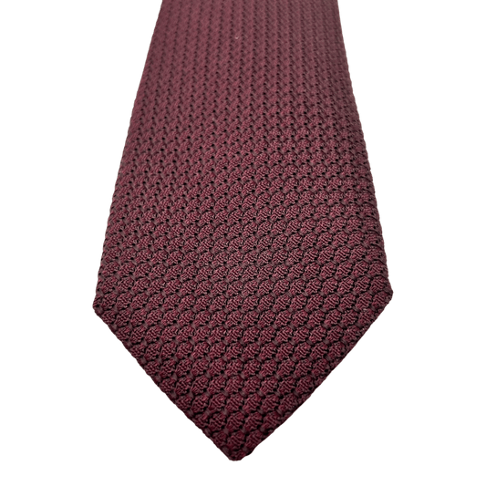 UNIT Hamburg - Ascot, Grenadine - Krawatte, Oxblood Rot - Ascot