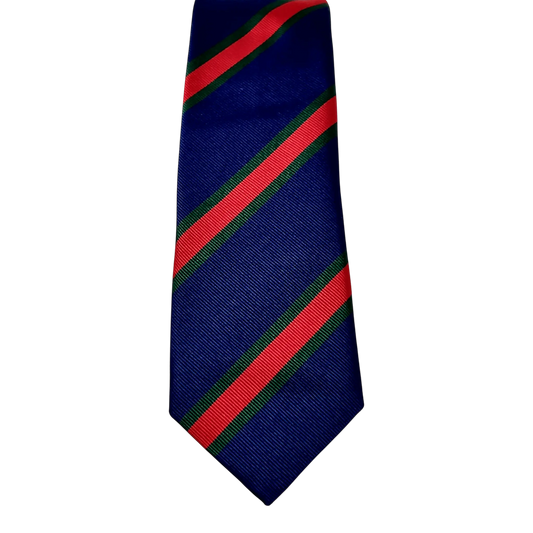 UNIT Hamburg - Ascot, Regimentskrawatte, blau - rot - grün - Ascot