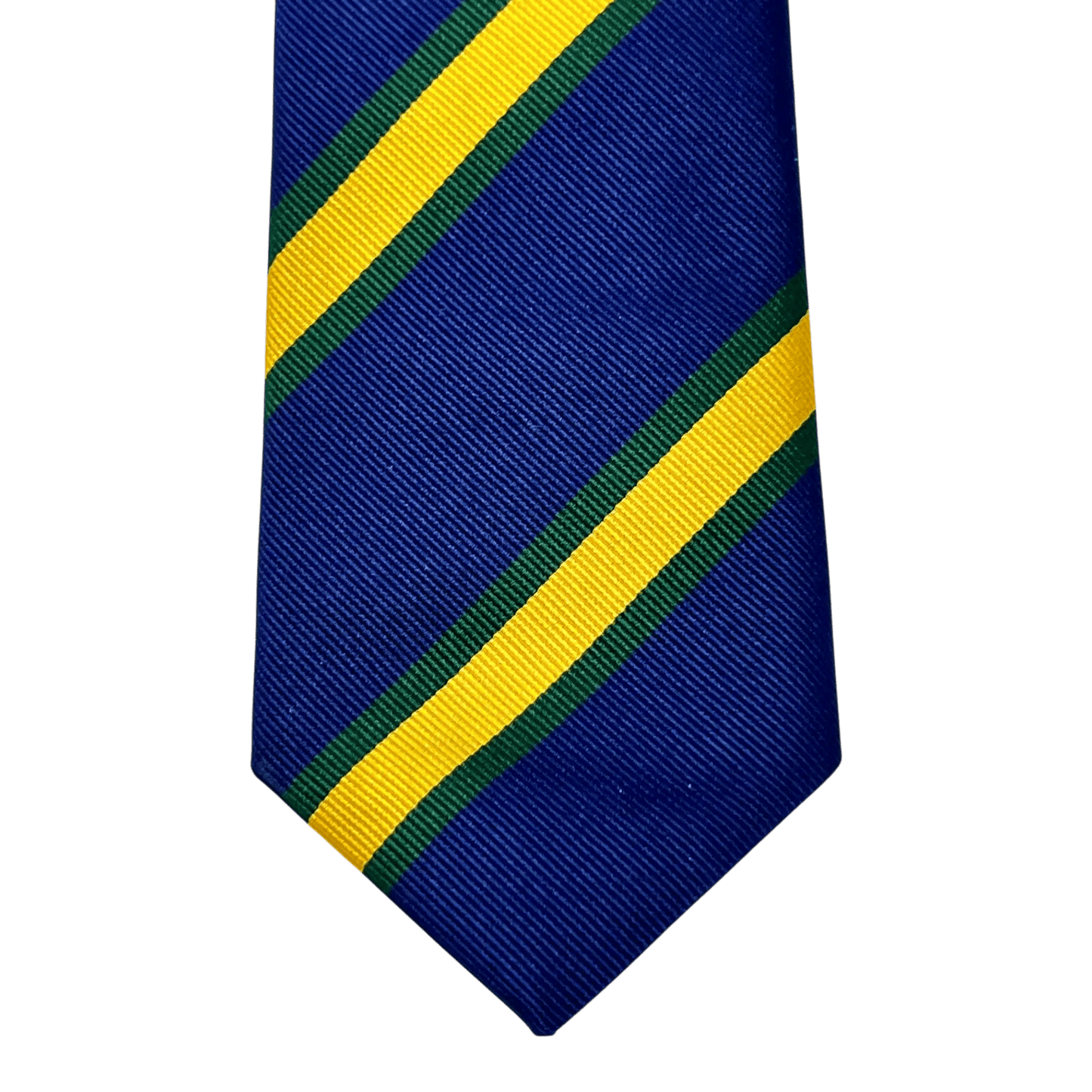 UNIT Hamburg - Ascot, Regimentskrawatte, Seide, blau-gelb - Ascot