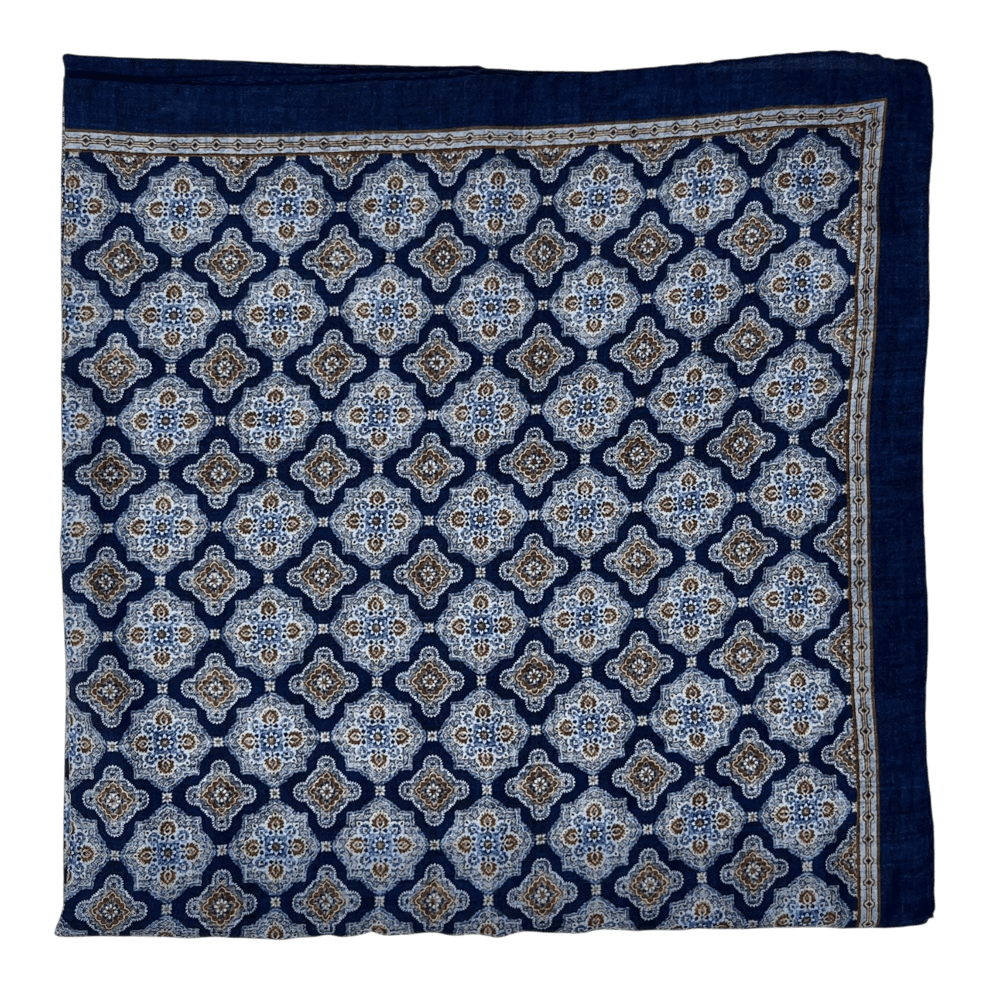 UNIT Hamburg - Ascot, Tuch oder Bandana mit maurischem Muster, blau 67x67cm - Ascot