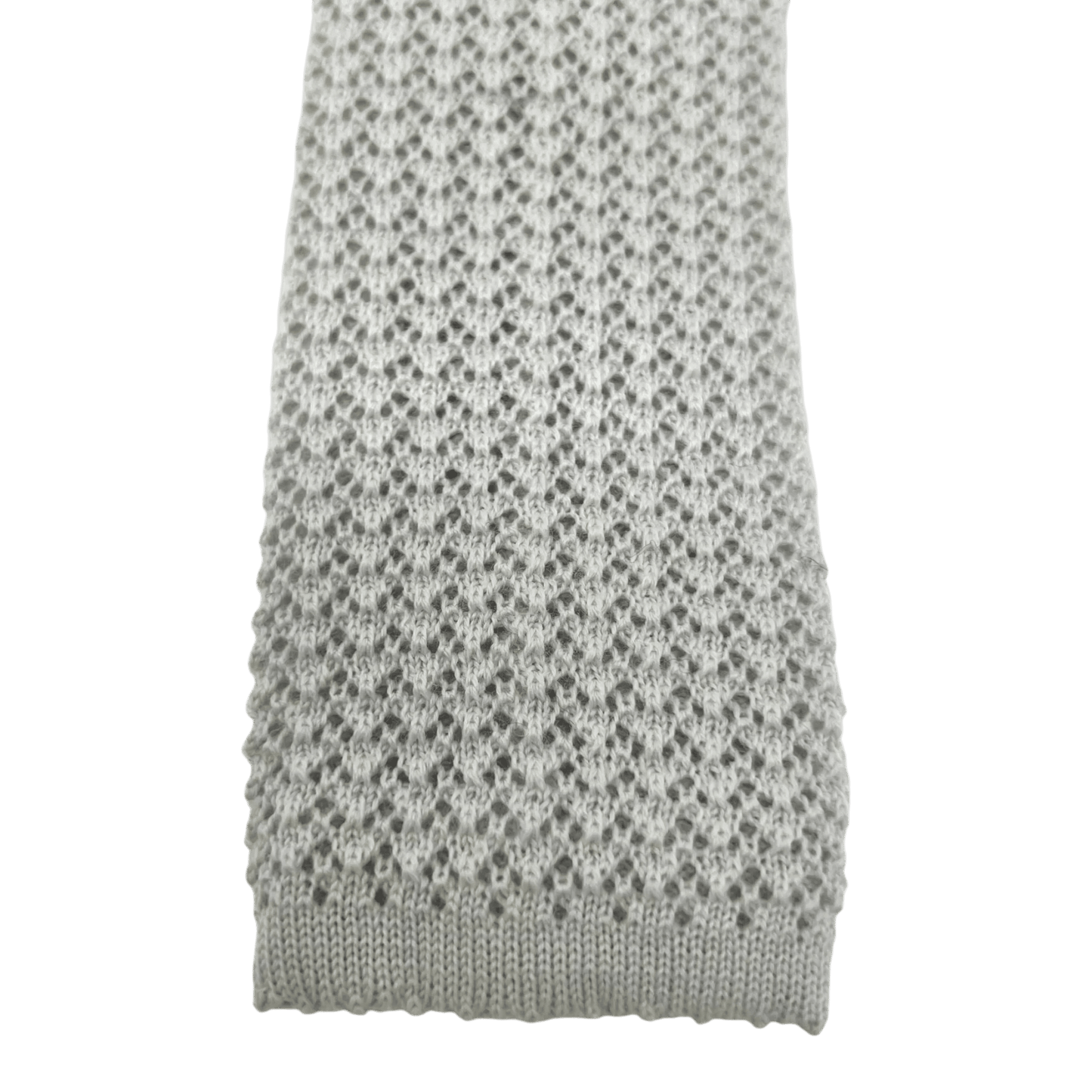 UNIT Hamburg - Ascot, Wollstrick Krawatte, dirty white - Ascot