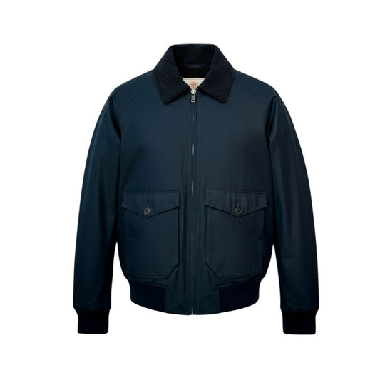UNIT Hamburg - Baracuta, G9 Harrington, Wachsjacke, Hamburger Blau, dark navy - Baracuta