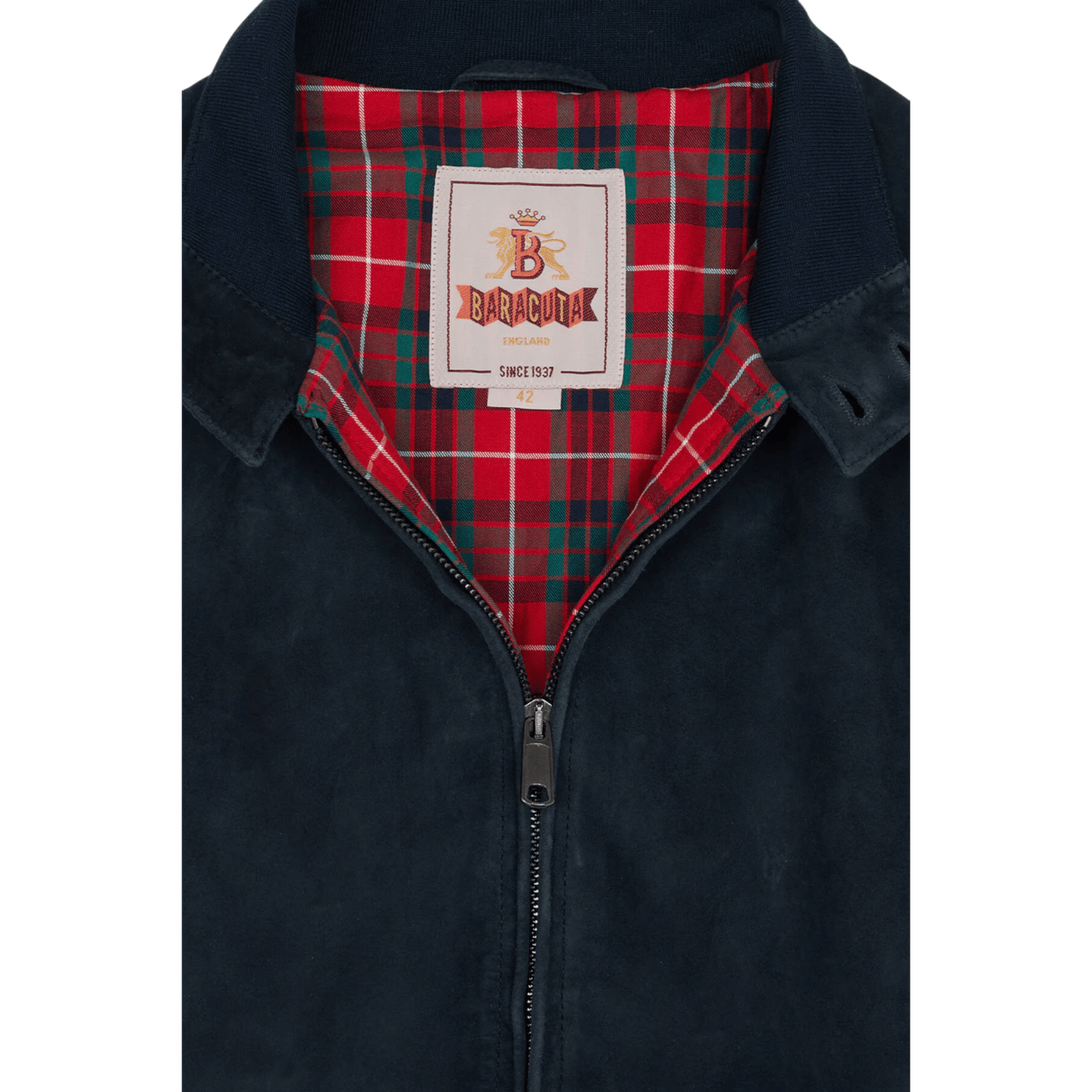UNIT Hamburg - Baracuta G9 Suede navy – Harrington Jacke, navy - Baracuta