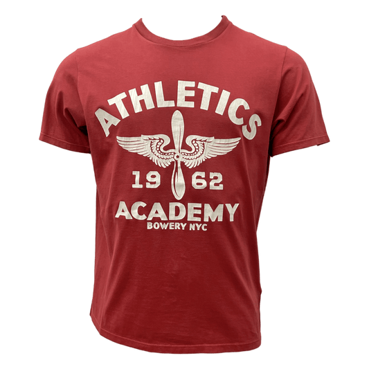 Bowery NYC, Athletics Academy, T-Shirt, brick red - UNIT Hamburg