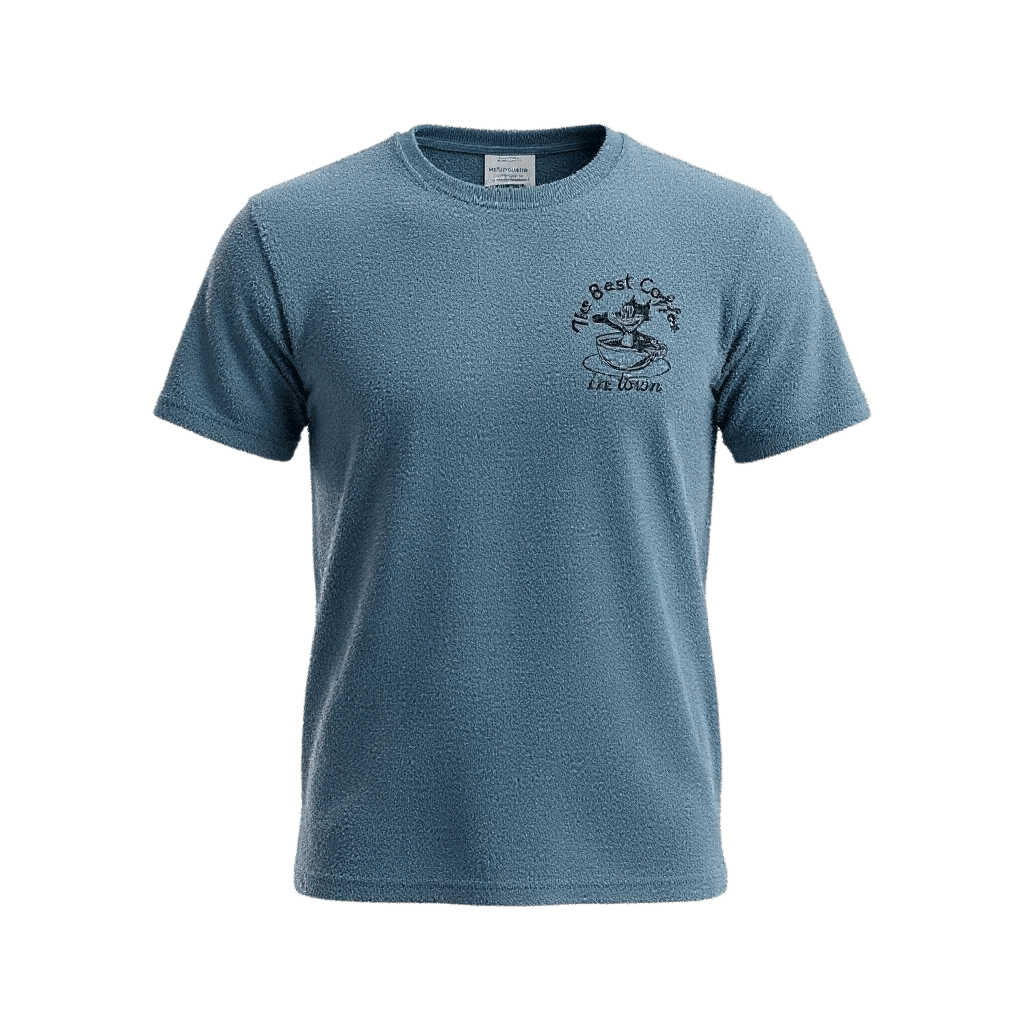 UNIT Hamburg - Bowery NYC, Best Coffee Heavy Jersey T‑Shirt, blau - Bowery NYC