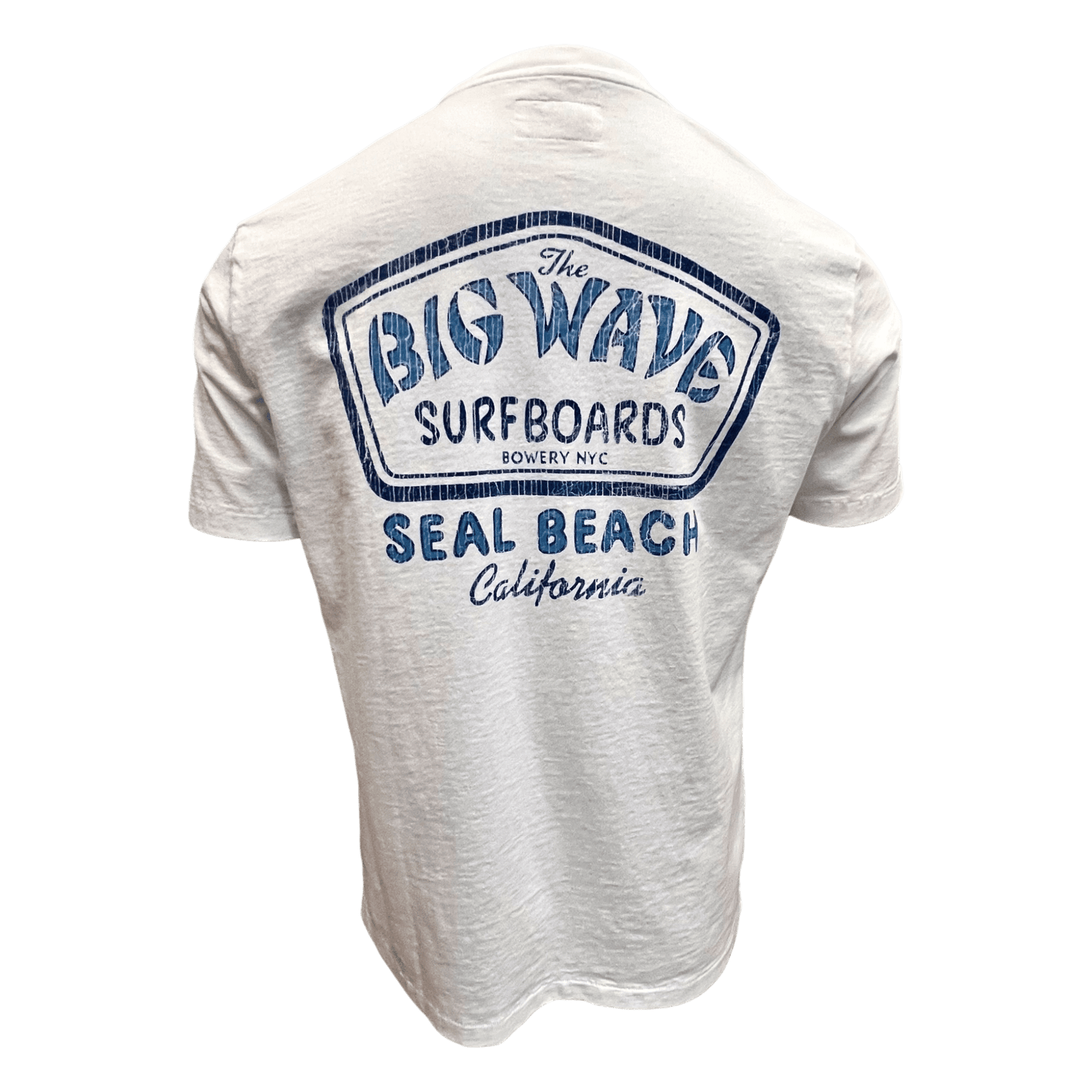 UNIT Hamburg - Bowery NYC, Big Wave Surfboards T-Shirts, Soft Jersey, weiß - Bowery NYC