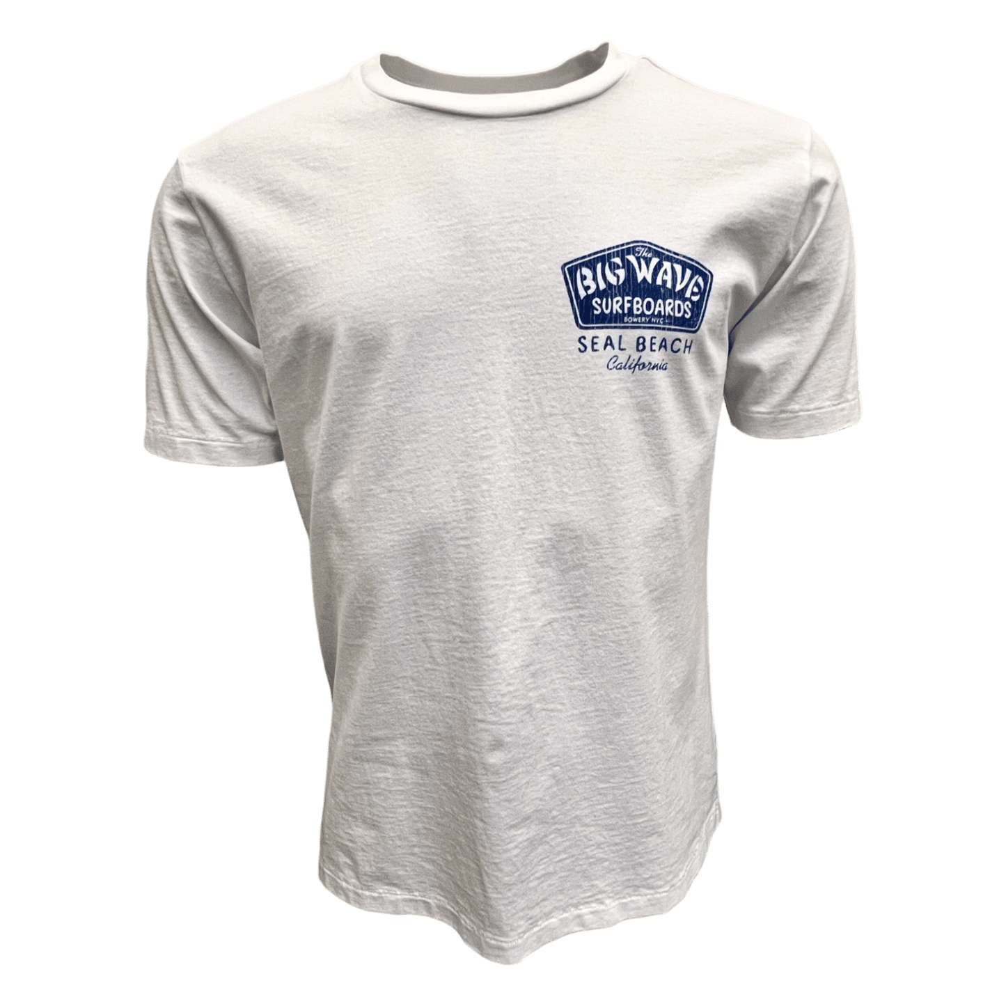 UNIT Hamburg - Bowery NYC, Big Wave Surfboards T-Shirts, Soft Jersey, weiß - Bowery NYC